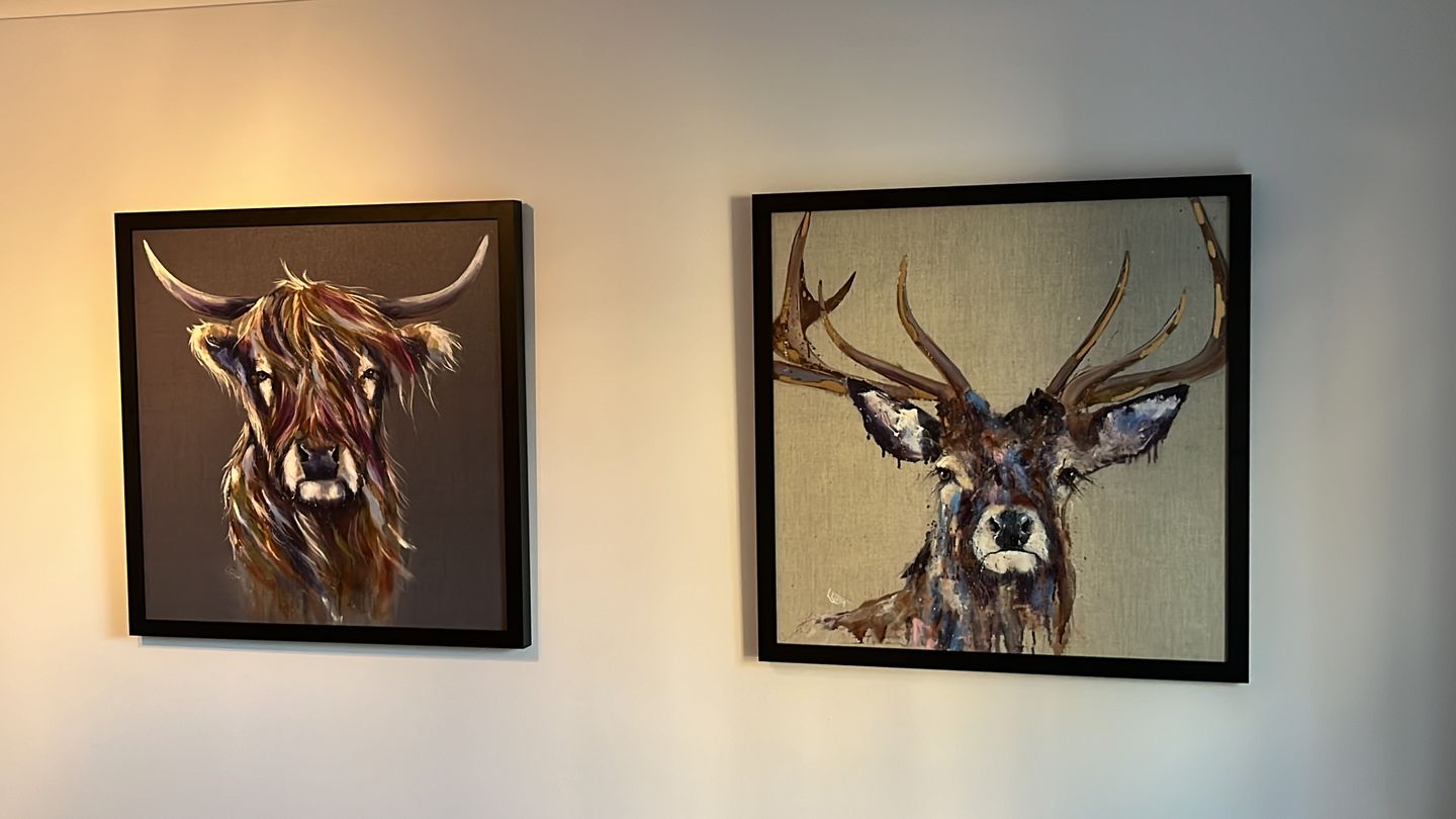 Customer photo review of Majesty By Louise Luton Framed Canvas