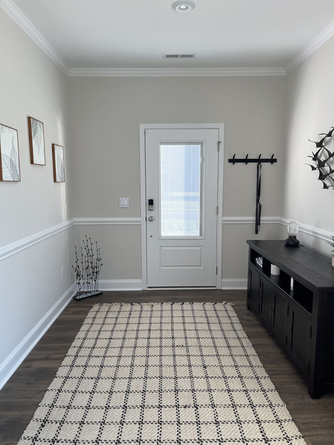 Customer photo review of Raise & Lower Blinds Glass and Frame Kit (3/4 Lite 24" x 50" Frame Size)