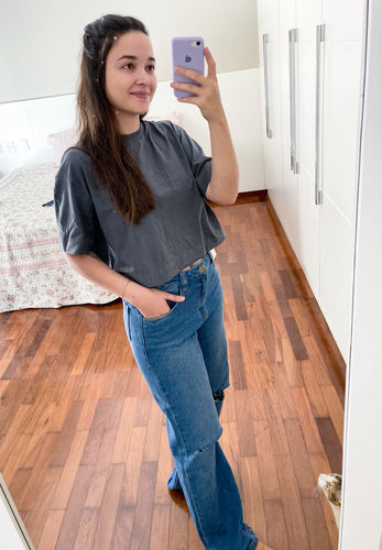 Amanda F. review of T-shirt Cropped Antúrio image 1 out of 1