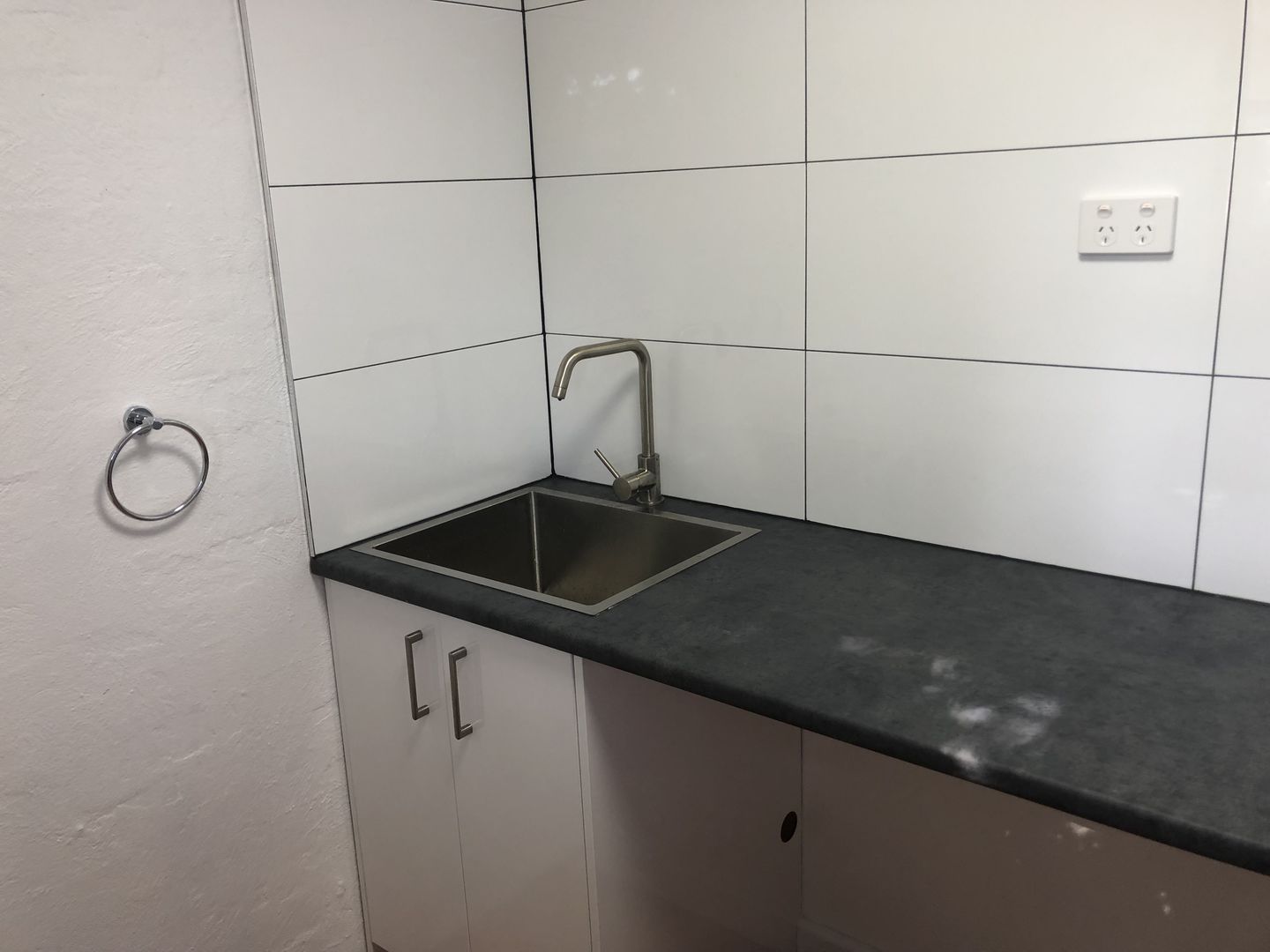 Customer photo review of CLASSIC Handcrafted Single Bowl Stainless Steel Sink 240mm Deep