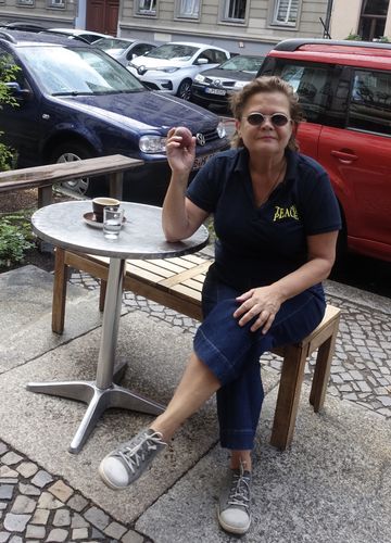 Customer photo review of KENFM POLOSHIRT MÄDELS / EDLER STICK • TEACH PEACE