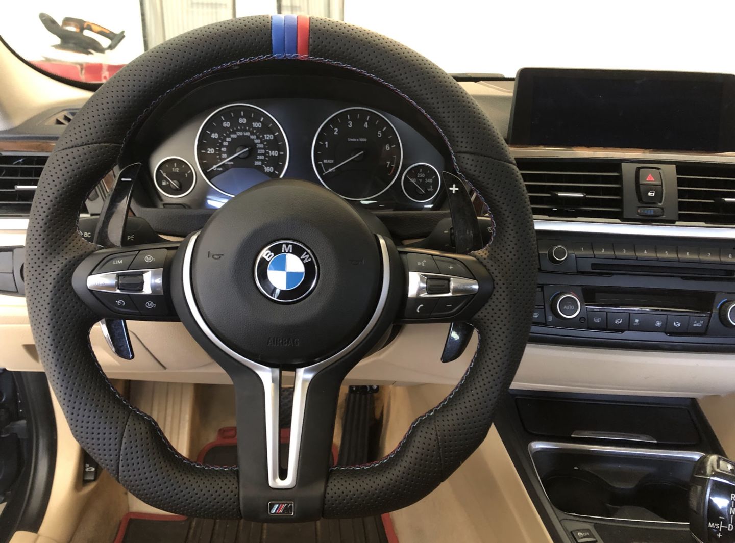 Customer photo review of BMW M Style Customizable Steering Wheel