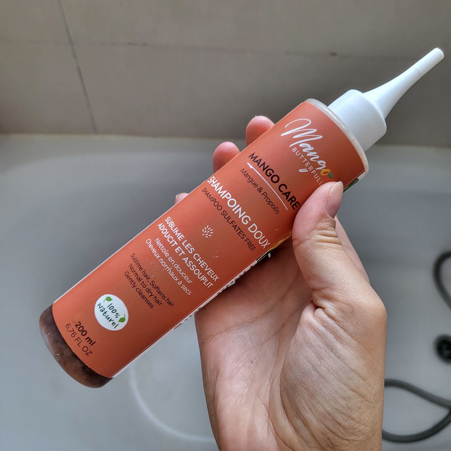 Customer photo review of Shampoing Doux CARE