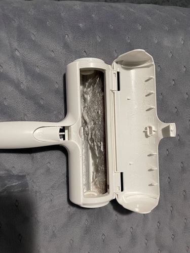 Customer photo review of Pet Hair Remover | Portable, Multi-Surface Lint Roller & Animal Fur Removal Tool