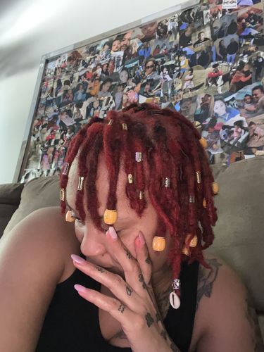 Customer photo review of Complete Loc Retwist Bundle--Shampoo + Conditioner + Mist + Oil & Gel