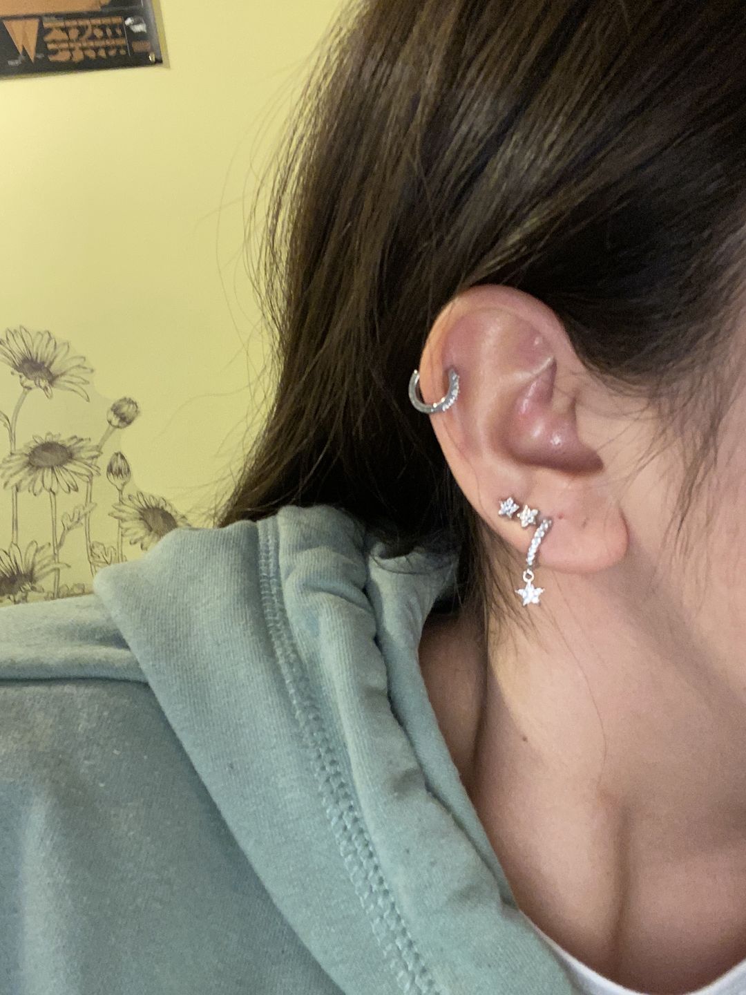 Customer photo review of ARGOLLAS POLAR BAÑADAS EN ORO BLANCO