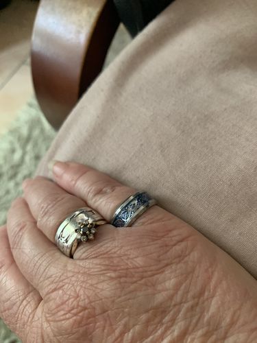 Customer photo review of Bague Dragon Impériale (Acier)