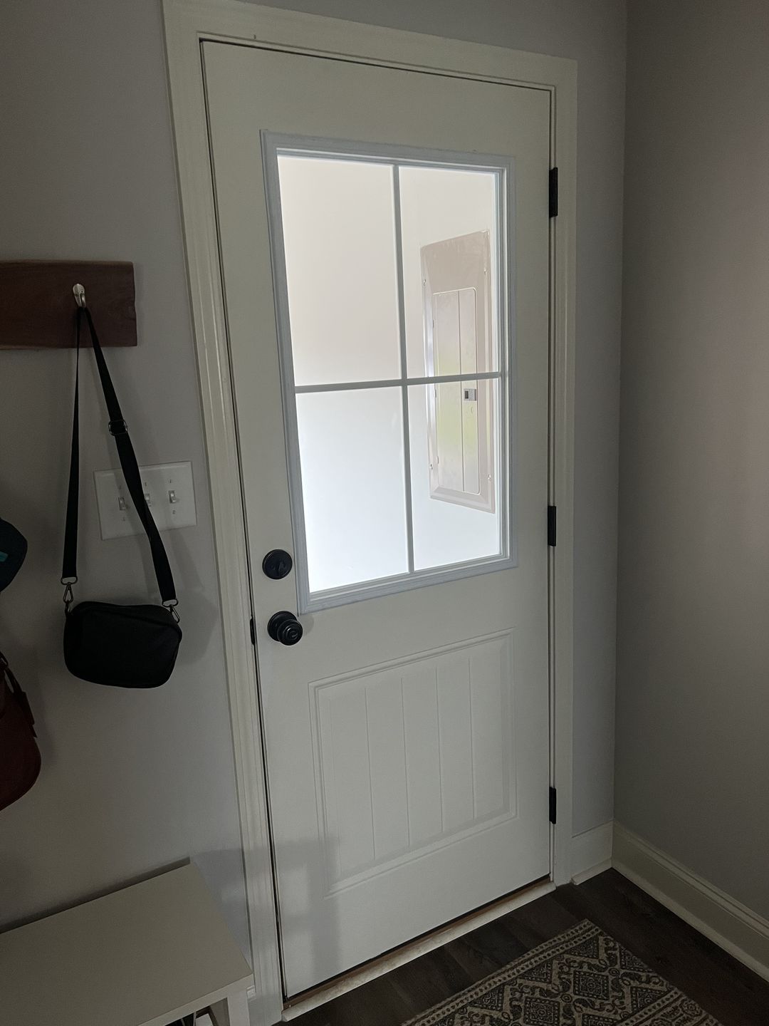 Customer photo review of Grills Between Glass 4 Lite Glass and Frame Kit (Half Lite 24" x 38" Frame Size)