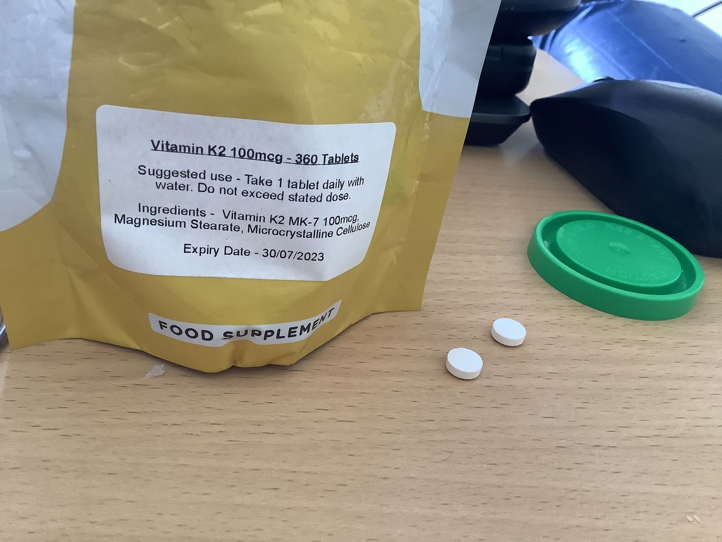 Customer photo review of Vitamin K2 MK-7 100mcg
