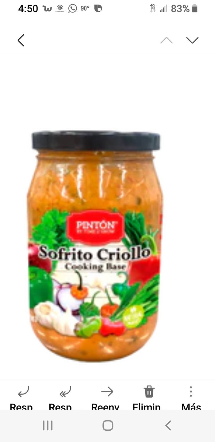 Customer photo review of Sofrito Criollo, Cooking Base