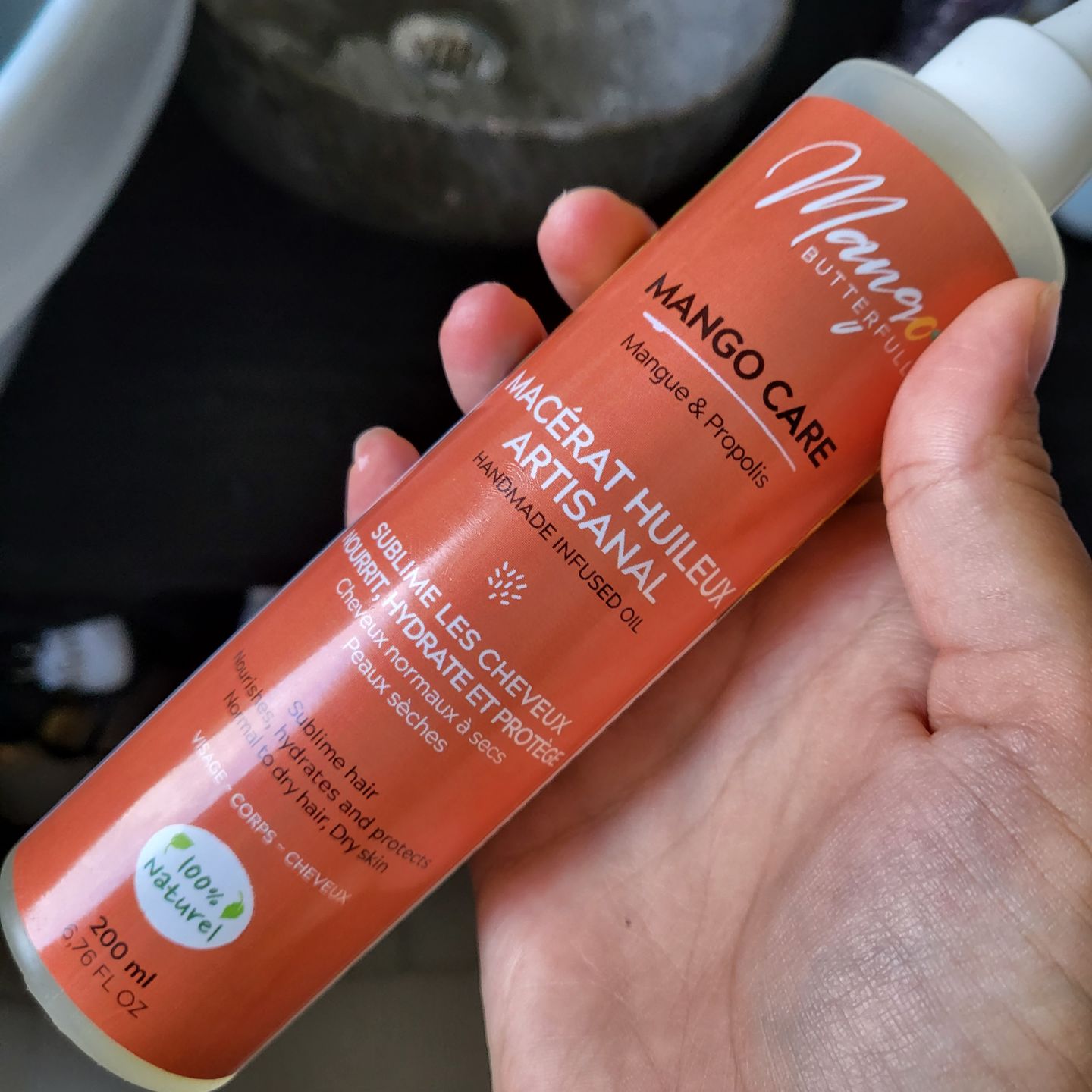 Customer photo review of Macérât huileux artisanal CARE