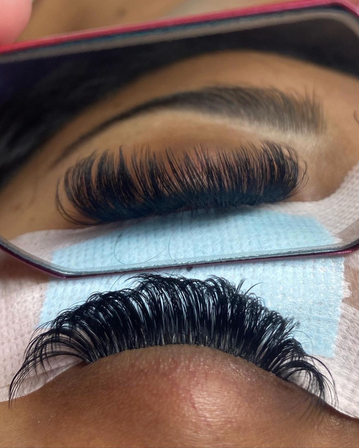 Customer photo review of Cashmere Volume Lash Extensions 0.05mm