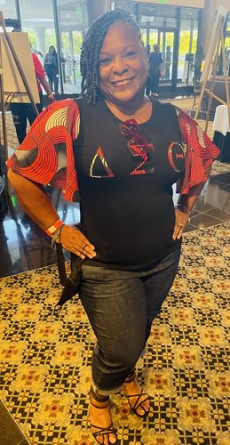 Dacanay M. review of Ankara Sleeve Top image 1 out of 1