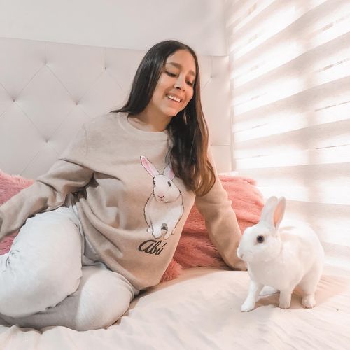 Customer photo review of Full-Body Pet Custom Sweater