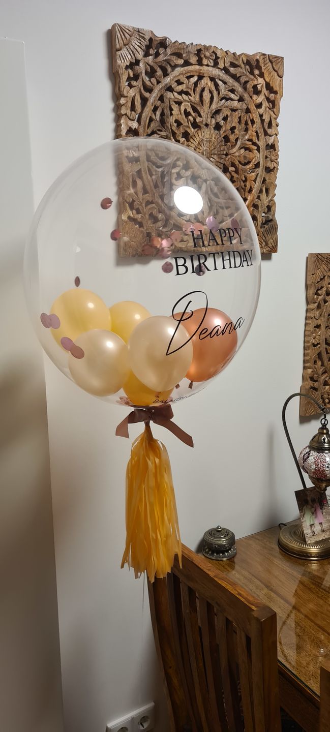 Customer photo review of Nude Designer Ballon