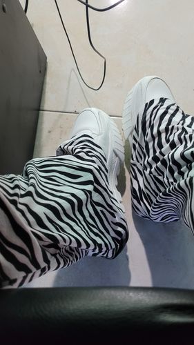 Customer photo review of ZAPATILLA PLATAFORMA BLANCA 23241