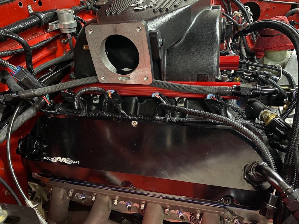 Customer photo review of Motion Raceworks Billet SBF Valve Covers (Black Anodized) 38-110BLK