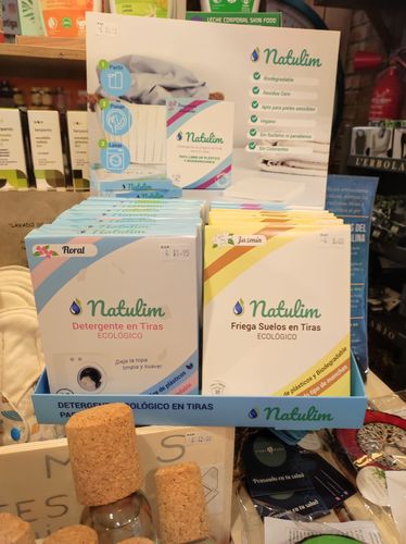 Customer photo review of Eco-Tiras de Detergente 40 lavados Natulim