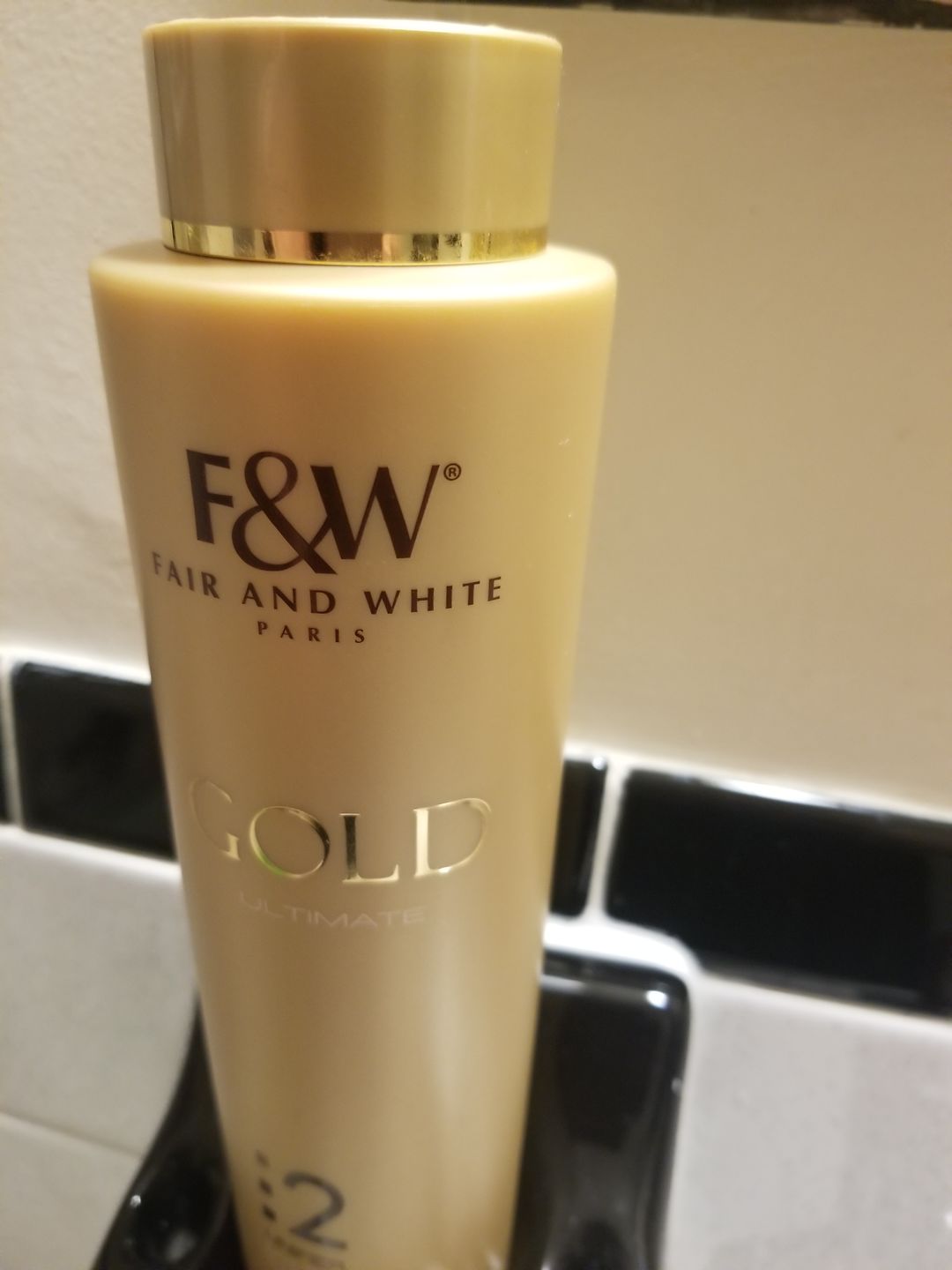 Customer photo review of Fair and White 2: Gold Revitalizing Argan Oil  200ml / 6.76 fl. oz