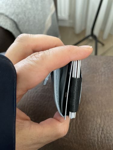 Customer photo review of Nano Boy Pocket slim wallet with leather coin pocket Ladies Edition