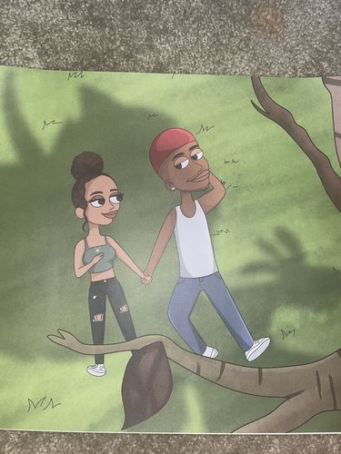 Customer photo review of 'Big Mouth' Custom Portrait