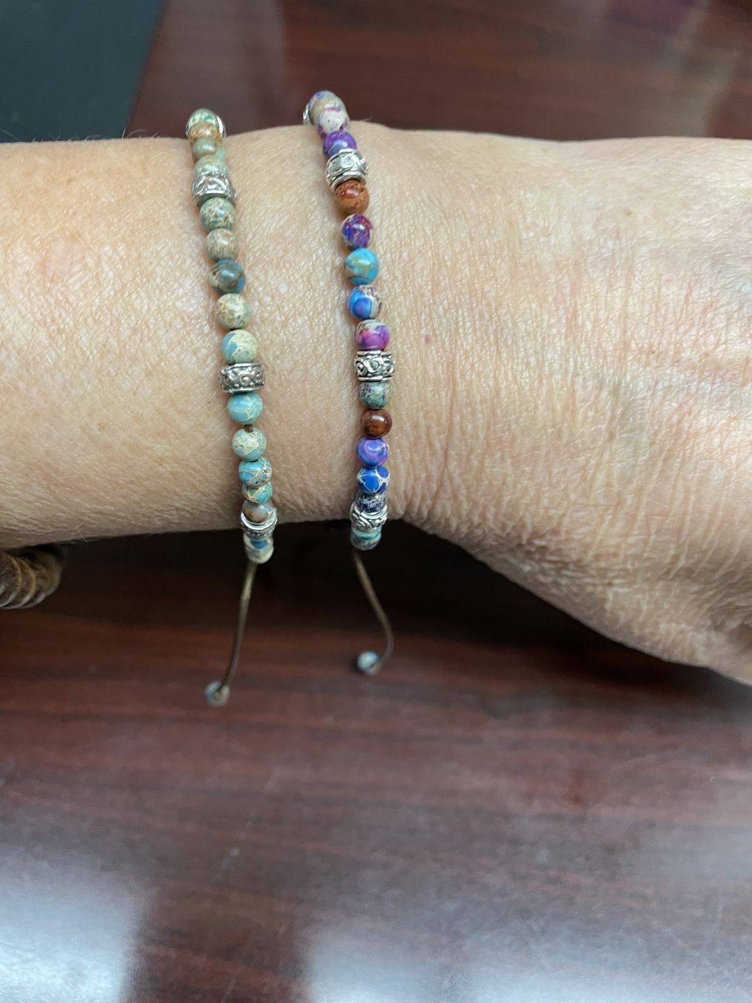 Customer photo review of Tibetan Energy Bracelet