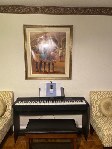 Customer photo review of Donner DEP-20S 88 touches lestées Clavier de Piano numériques   avec support et 3 pédale