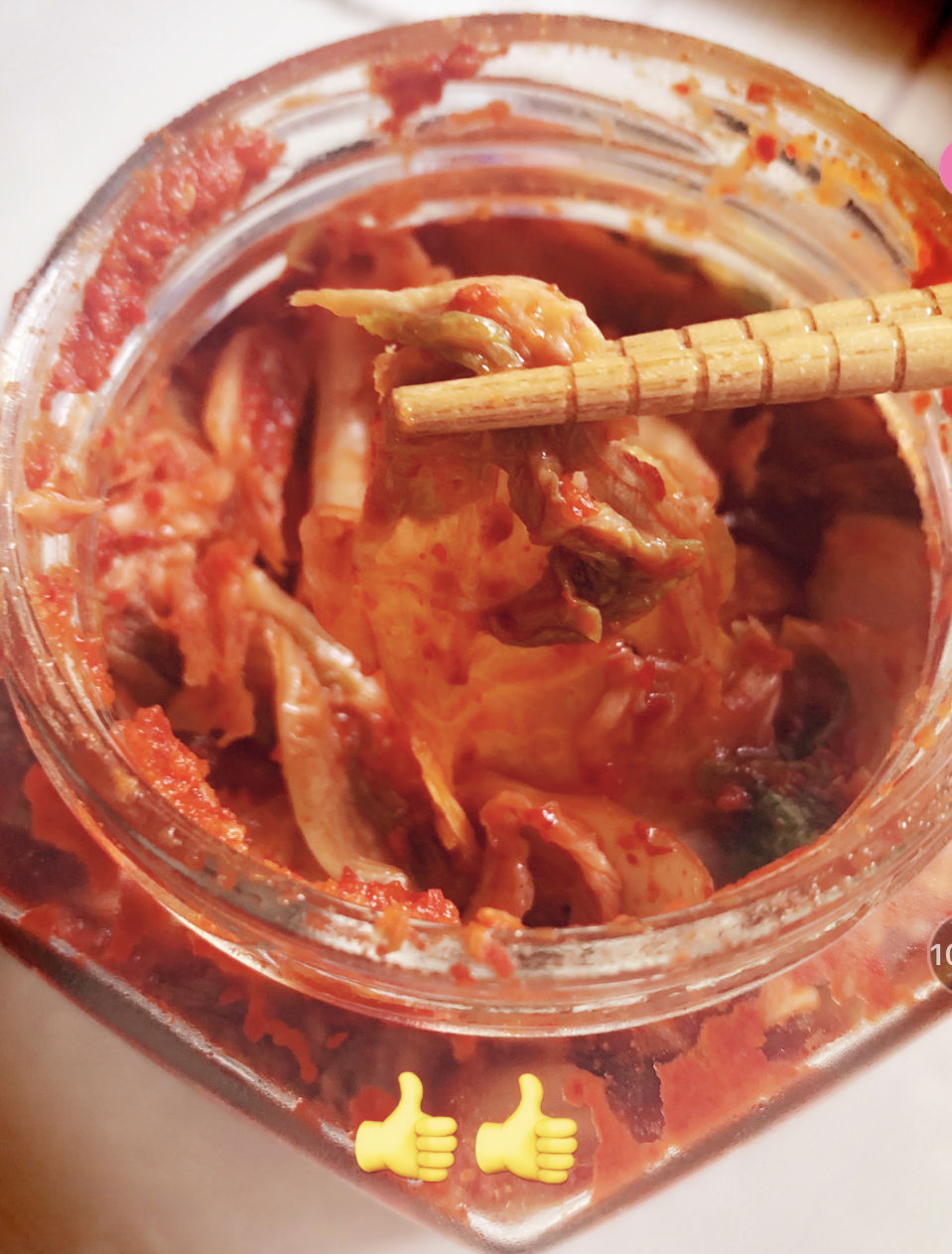Customer photo review of JIN "Cucumber" Kimchi