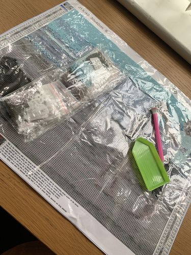 Customer photo review of Your Advanced Custom Diamond Painting Kit - Premium Quality