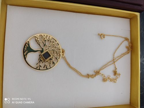 Customer photo review of Tree of Life Necklace