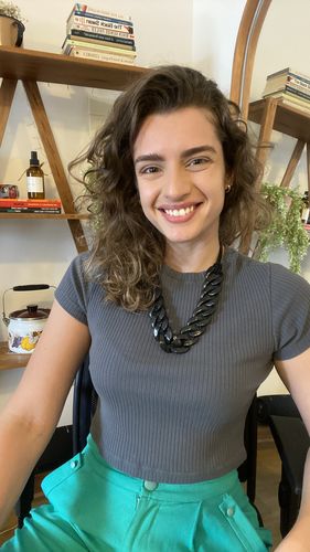 Bruna M. review of Blusa Cropped Orquídea image 1 out of 1