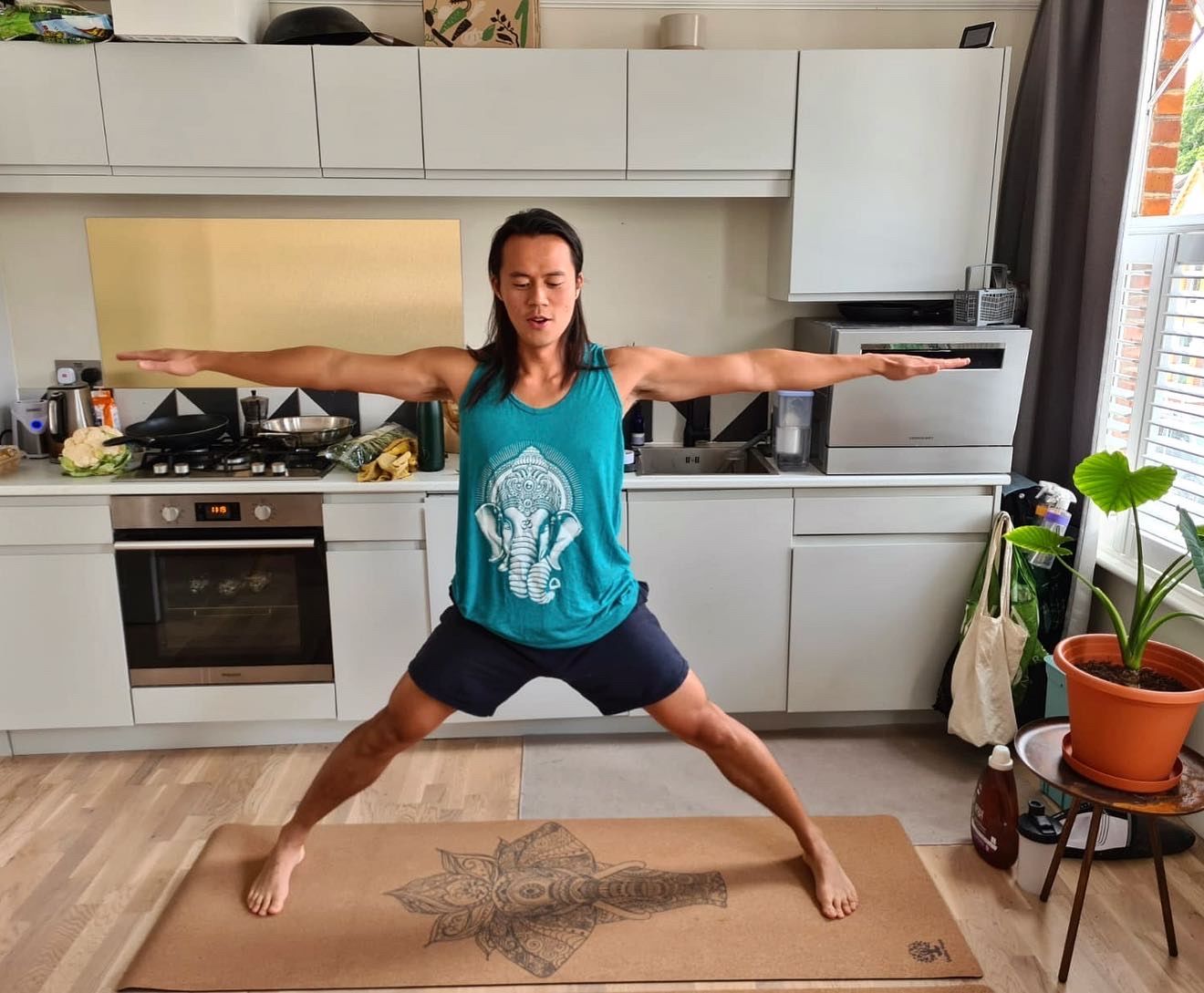Customer photo review of Elephant Yoga Mat