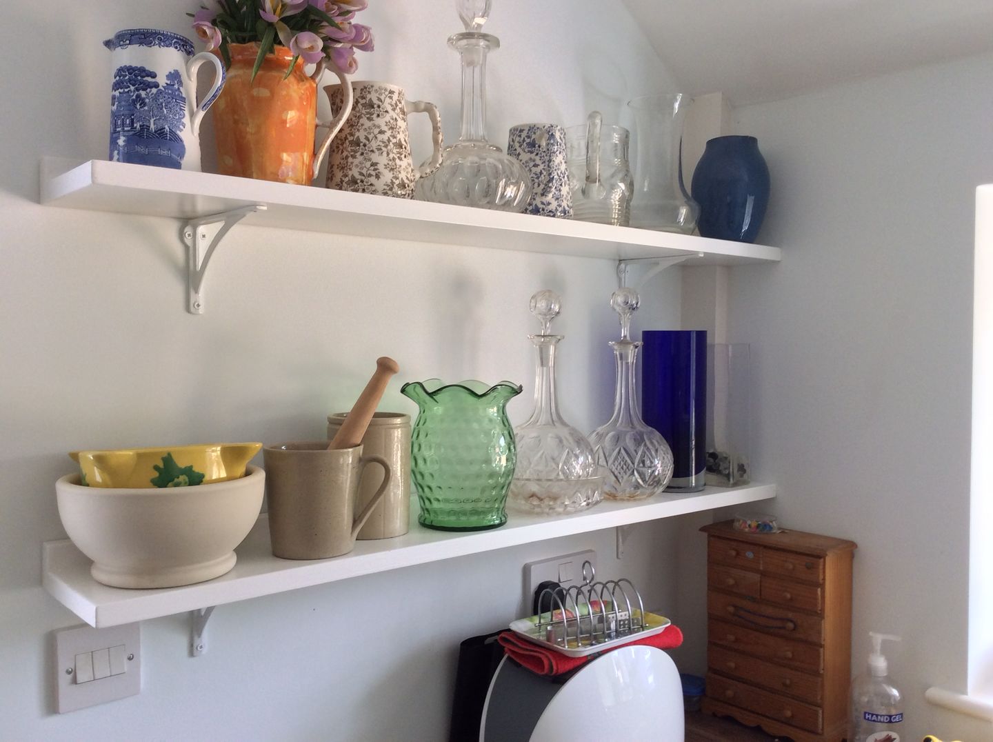 Customer photo review of 4.5 Inch Ironbridge Cast Iron Shelf Bracket