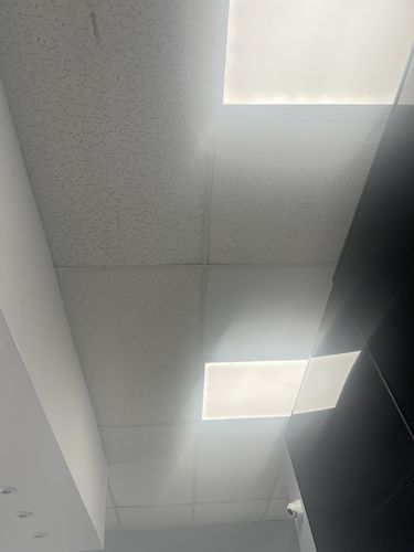 Customer photo review of 2' x 2' 40W LED Panel Light - LED Backlit Panel -  110lm/w - (UL) - Dimmable - *Buy By The Box Promotion*