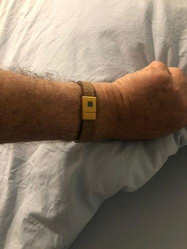 Customer photo review of Gold Stability Bracelet