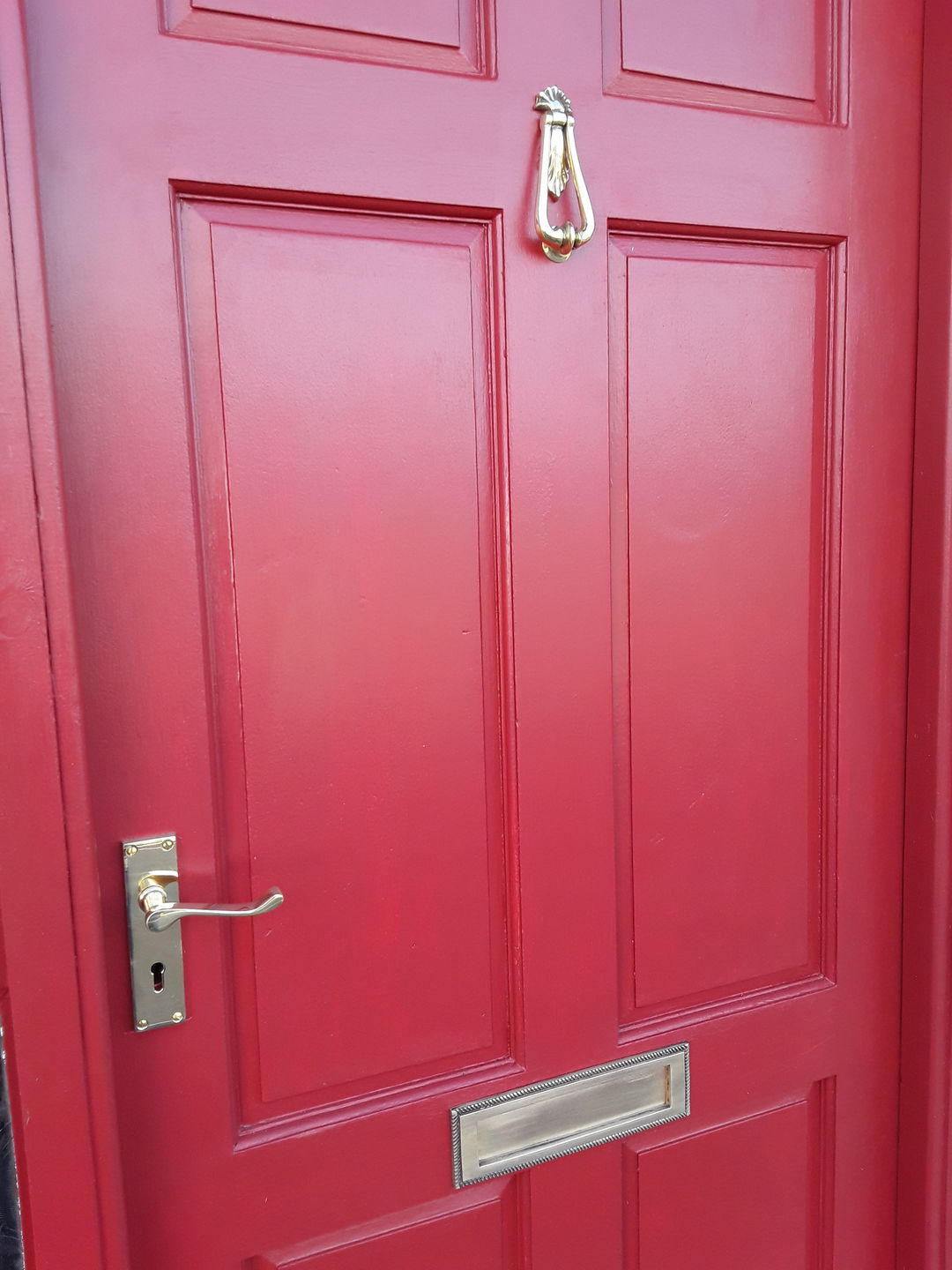 Customer photo review of Victorian Door Knocker | Solid Brass