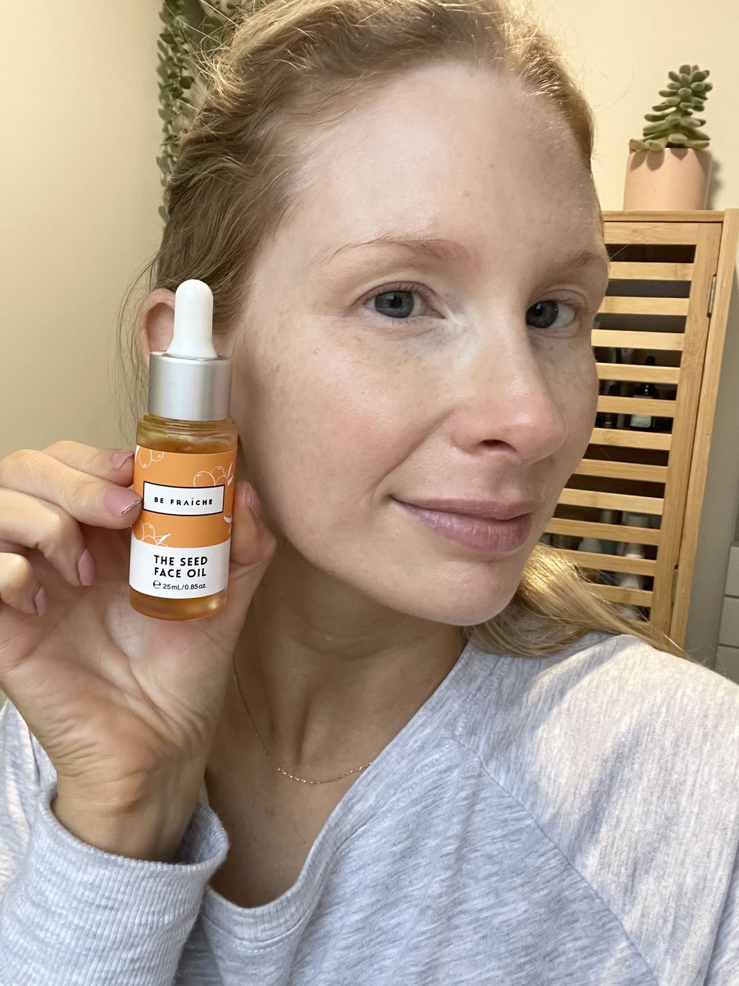 Customer photo review of The Seed Face Oil