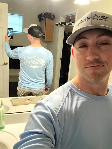 Customer photo review of Performance Fishing Tee