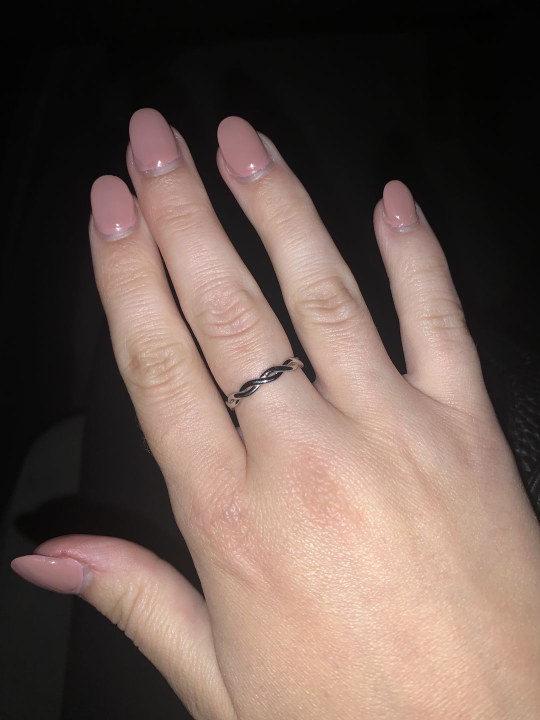 Customer photo review of Braided Ring - Silver