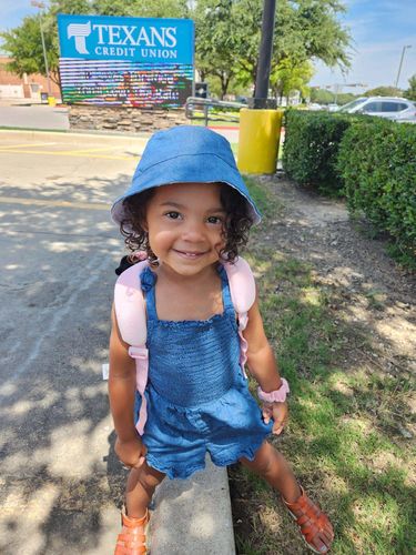 Customer photo review of Leyadoll Personalized Name Doll Backpack (Strawberry) Dark Skin Tone Black Baby Doll