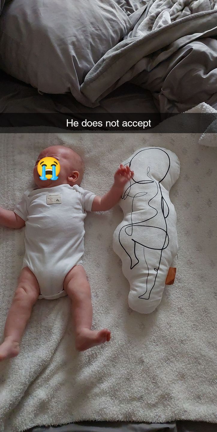 Customer photo review of Birth Pillow Line One