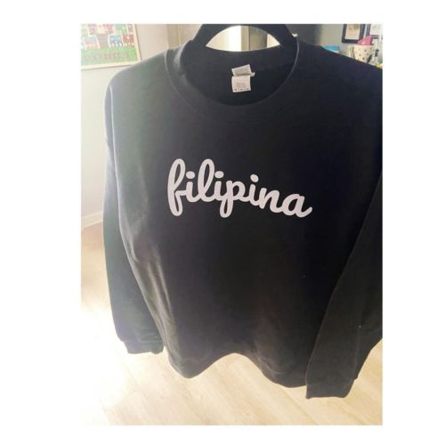 Customer photo review of Filipina Print Sweatshirt