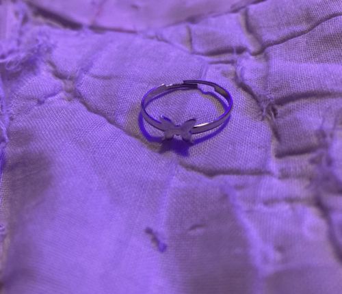 Customer photo review of Matching Promise Rings - 2 Pieces