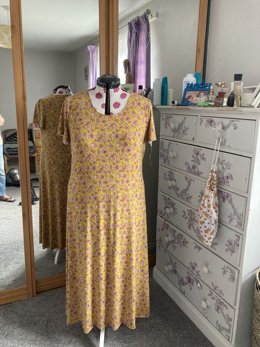 Customer photo review of Dandy Floral Tencel Modal Jersey Fabric