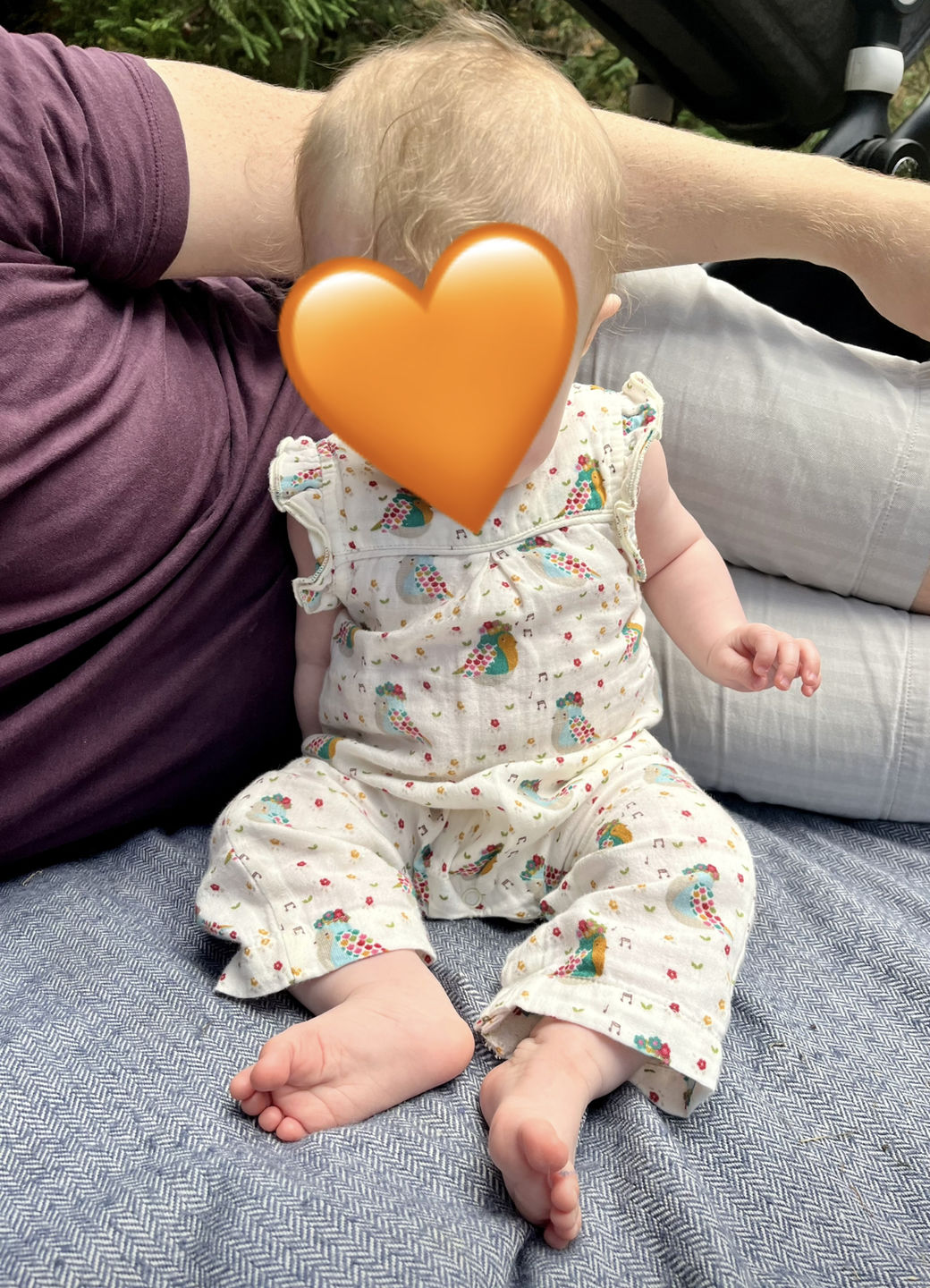 Customer photo review of The Birds Did Sing Organic Summer Romper