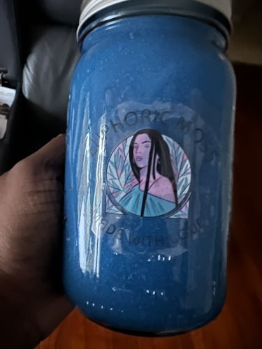 Customer photo review of Blue Spirulina, Honey Sea Moss Gel