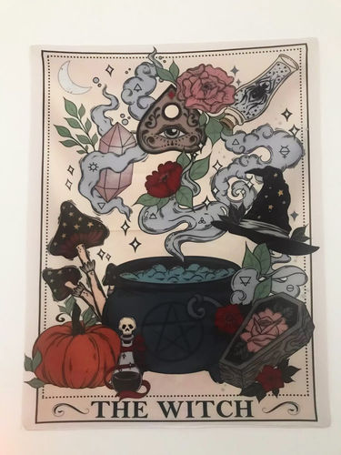 Customer photo review of The Witch Wall Tapestry