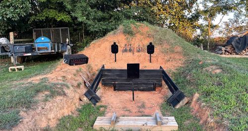 Customer photo review of 10" X 16" Torso + 2X4 Target Mount Kit