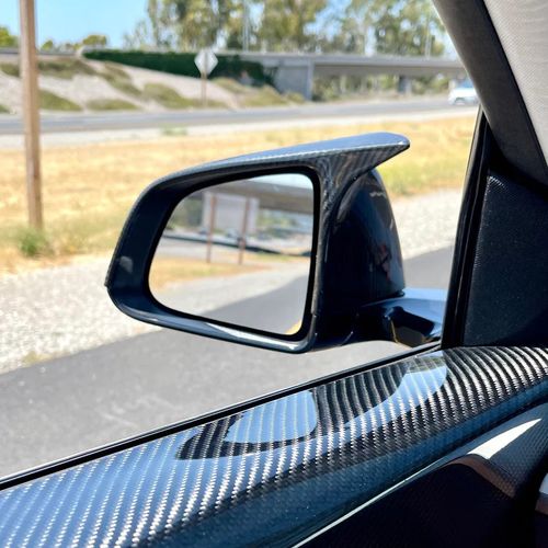 Customer photo review of M Style Horned Mirror Caps for Tesla Model Y 2020 - 2022