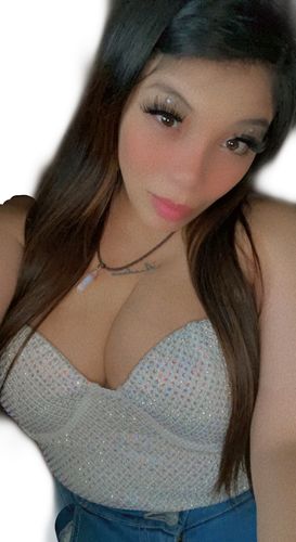 Customer photo review of Kara Rhinestone Top (WHITE)